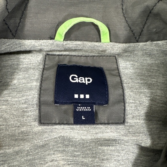 GAP Women's Charcoal Utility Jacket Size L - Picture 2 of 5